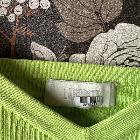 LAPOINTE Green Cropped Tank size medium - Picture 8 of 9